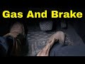 Using The Gas And Brake Pedals-Beginner Driving Lesson