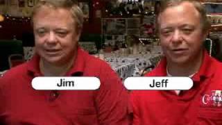 Twins jim and jeff have both lost over 60 pounds each on the national
body challenge!