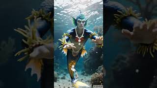 山海经上古神兽 陵鱼   Mythical Beast #神话故事 #Mythology explained #中国文化 #Chinese culture #奇幻 #Fantasy #山海经