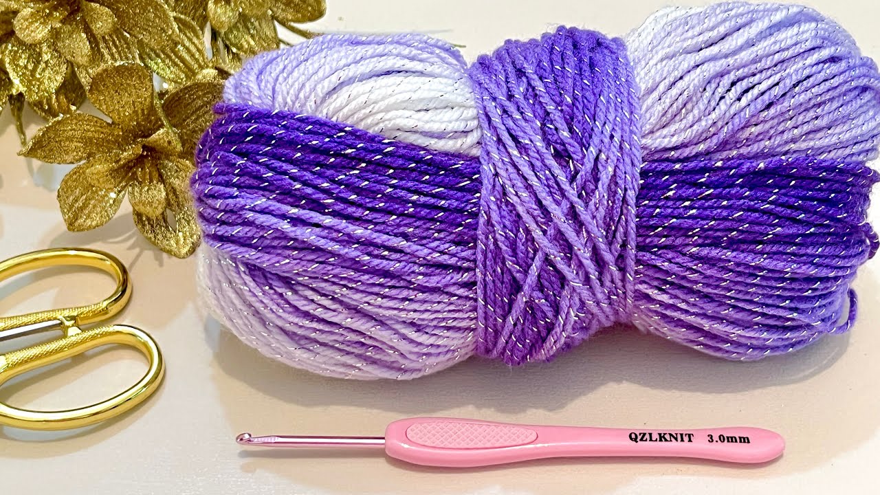 YOU WILL DEFINITELY LIKE! Only 2 Rows! A very easy and very beautiful