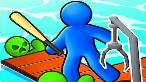 Zombie Raft - Gameplay Walkthrough Part 39 - Survive Waves Stay Alive (iOS, Android)