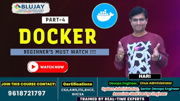Docker Advanced Tutorial 🔥 | Class 36 (Part-4) | Docker in DevOps & AWS | Master Containers #docker