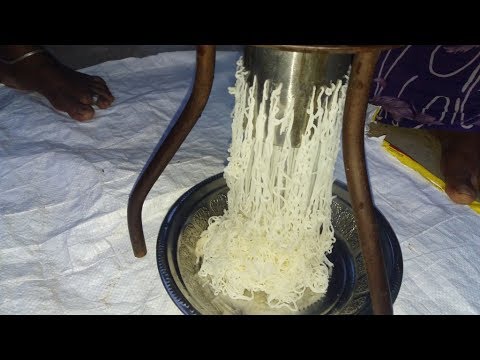 Cooking Coconut-Tomato VILLAGE NOODLES In My Home / Sevai - Idiyappam Recipe..