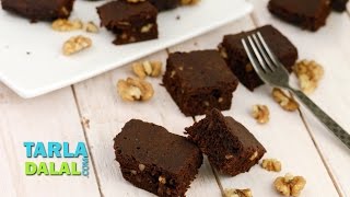 Chocolate Brownie by Tarla Dalal