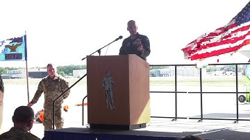 The 315th Fighter Squadron Change of Command