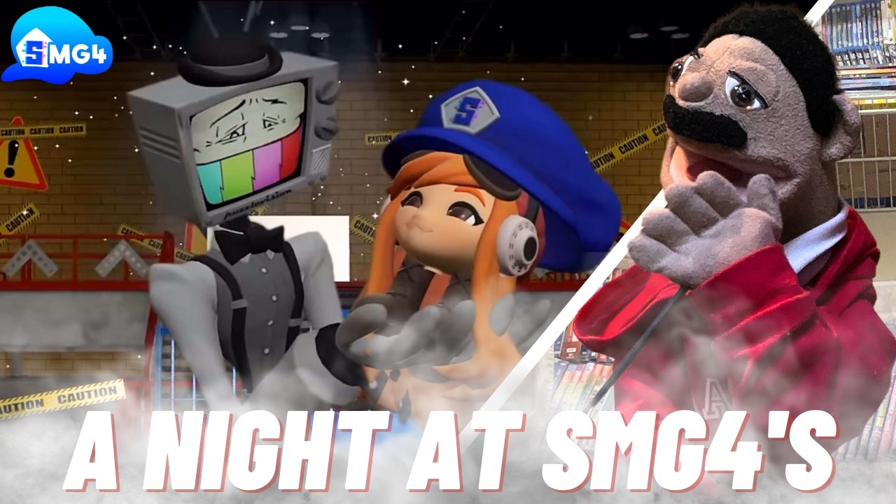 SMG4 Special: A Night At SMG4's Reaction (Puppet Reaction)