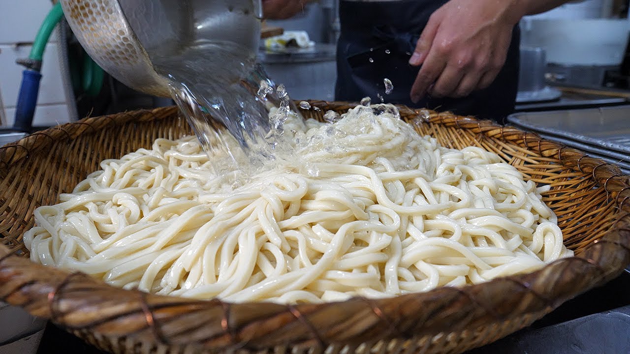 일본 노포 우동 소바 장인! / japanese noodles, udon master - old japanese restaurant