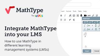 How to use MathType in different learning management systems (LMSs)