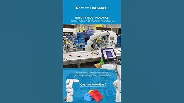 Robot 6 trục Inovance phân loại và gắp linh kiện đồ chơi nhựa #robot #automation #toys #inovance