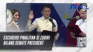 Escudero pinalitan si Zubiri bilang Senate President | TV Patrol