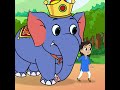 Hathi raja kahan chale | Fun For Kids TV Hindi Rhymes #hindishorts #hathiraja