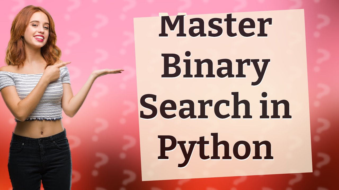 How Can I Master Binary Search in Python in Just 3 Minutes? - YouTube