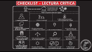 Qué es y cómo hacer un &quot; CHECKLIST DE UNA LECTURA CRÍTICA&quot;? Temp 30 - Ep 11