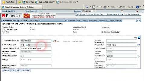 PPF Cash Deposit in fiancle | PPF account me deposit kaise kare | SSA deposit | PPF deposit