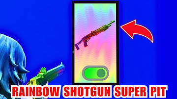 HOW TO GET RAINBOW SHOTGUN SUPER PIT FORTNITE - RAINBOW SPA SHOTGUN LOACTIONS