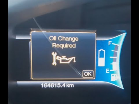 FORD C MAX ( ძრავში, ზეთის მაჩვენებლის განულება)