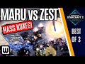 MARU vs ZEST - NUCLEAR Terran vs Protoss! Starcraft 2 Dreamhack Summer 2021