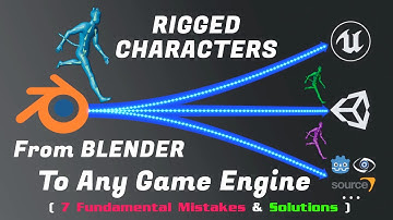[Blender] THE FUNDAMENTALS of Exporting Rigged characters to Unreal, Unity, or ANY GameEngine
