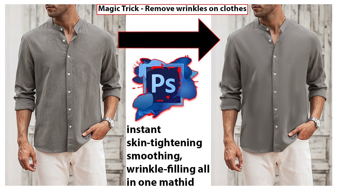 How to remove wrinkles from clothes in Adobe Photoshop l removes wrinkles in Photoshop 