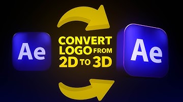 Convert 2D Logo to 3D in After Effects | No Plugins Needed