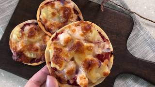 【有營食譜】蝦仁菠蘿餃子皮pizza