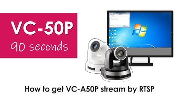 [UseAV] VC-A50P How to Get PTZ Camera Stream by RTSP | Lumens ProAV