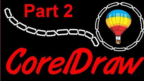 Corel Draw Tips & Tricks Kind of a Chain for a brush stroke Part 2