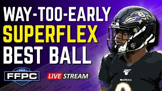 The Secrets of Superflex Best Ball | FFPC Live Draft | Fantasy Football
