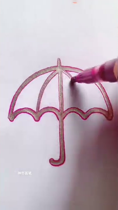 #draw #drawing #art Draw an umbrella with me