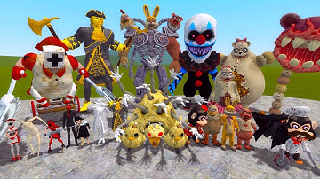 ALL DARK DECEPTION CHAPTERS 1-4 NPCs In Garry