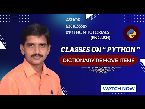 🔥 How to Remove Items from a Dictionary in Python | del, pop(), popitem() Explained