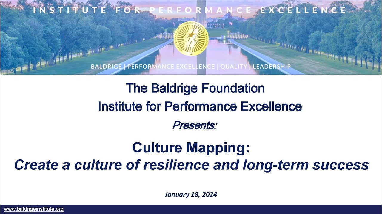 Baldrige Institute Webinar Jan 2024 with Travis Lozier of Jordan Johnson, Inc.
