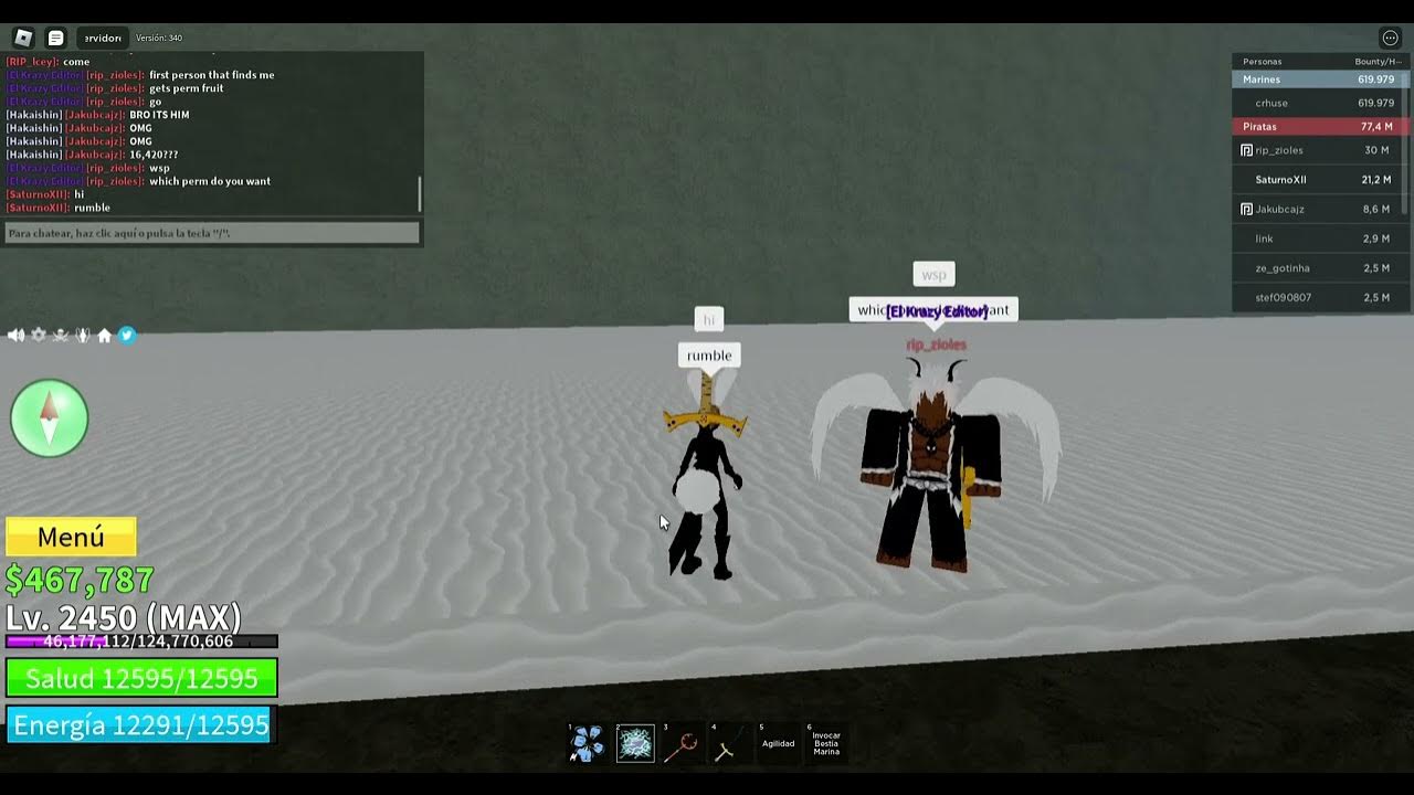 ez rumble perm (zioles) blox fruits YouTube