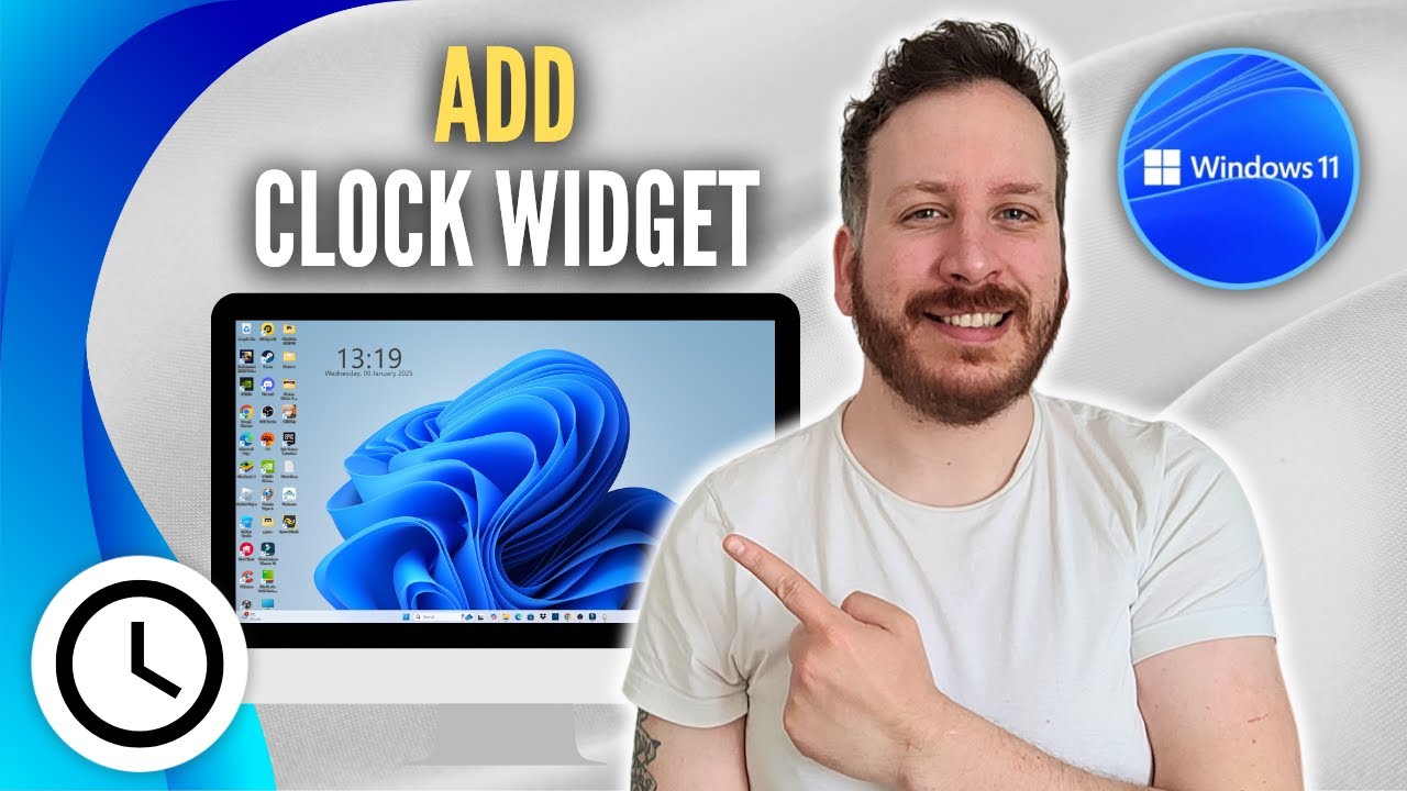 How To Add A Clock Widget In Windows 11 - YouTube