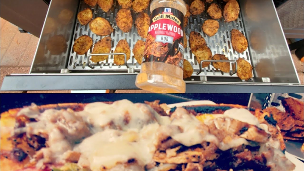 Blackstone Air Fryer & Griddle Combo Homeade Potato Chips Steakumms