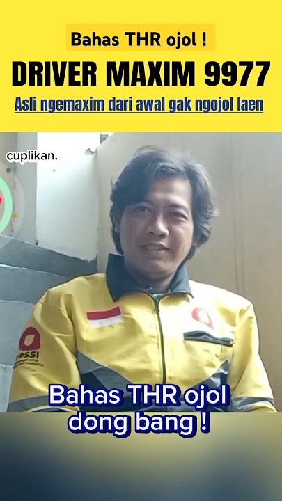 Bahas THR ojol dong bg !