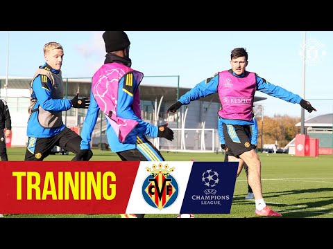 United prepare for Villarreal encounter | UEFA Champions League | Villarreal v Manchester United