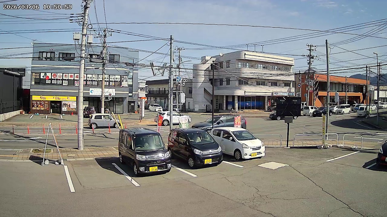 山形県山形市城西町交差点ライブカメラ Yamagata Yamagatashi Live camera.world.cam