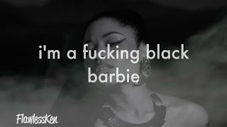 Nicki Minaj - Black Barbies (Lyrics Video)