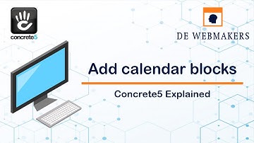 Kalender blokken | Concrete5 Explained