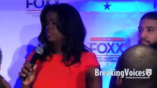 Kim Foxx Victory Speech During  Illinois Primary March 16, 2016 by BreakingVoices.com 474 views 8 years ago 8 minutes, 18 seconds