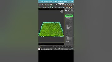 Duplicating Grass in 3ds Max Without Plugins #shorts #3dsmax #tips #grass