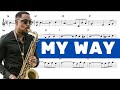 My Way   J  Revaux & C  Francois 1967 Tenor Sax