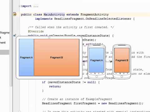 टुकड़ों के साथ एक गतिशील यूआई बनाना (एंड्रॉइड स्टूडियो)