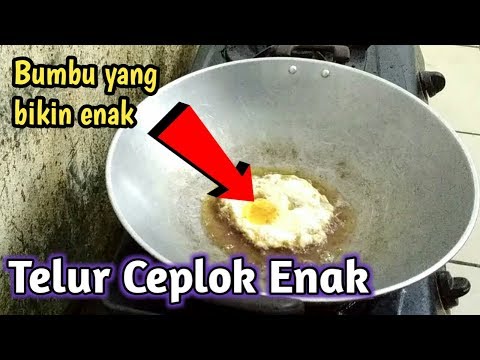 Cara membuat Telur Mata Sapi SEMPURNA. 