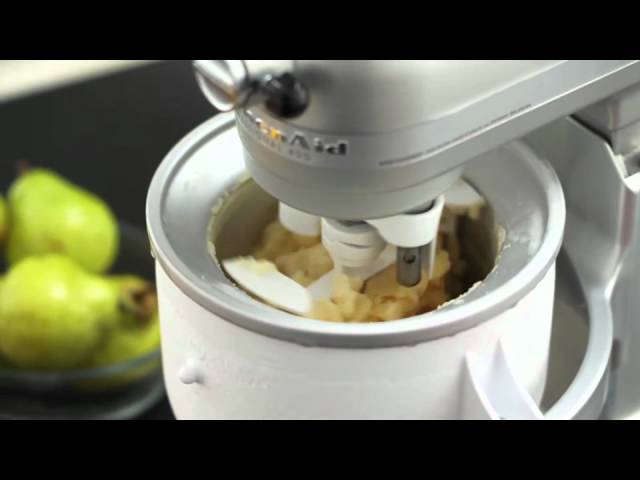 How To Use a KitchenAid® Ice Cream Attachment