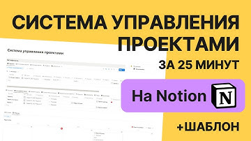Как сделать простую систему управления проектами в Notion за 25 минут + бесплатный шаблон