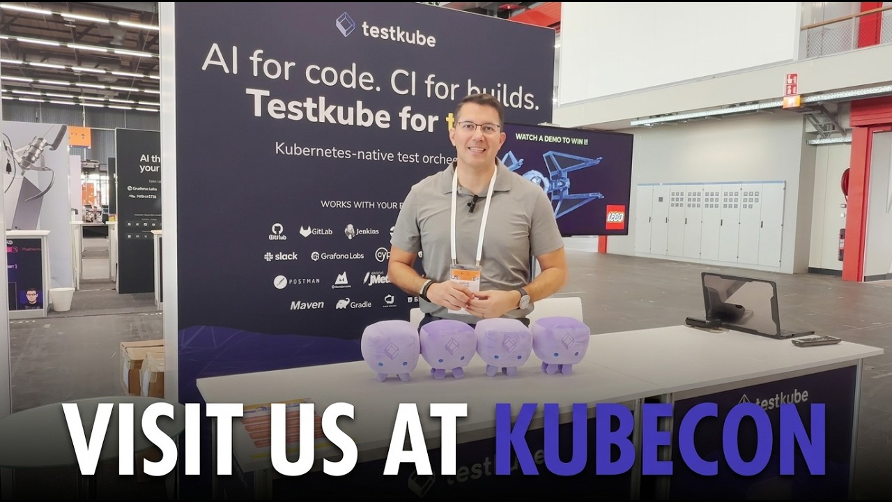 Testkube at KubeCon 2026 Amsterdam | Booth 1162 - YouTube