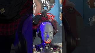 The AMECA robot reacts to #TheCreator art tagged in #LosAngeles. #movies #