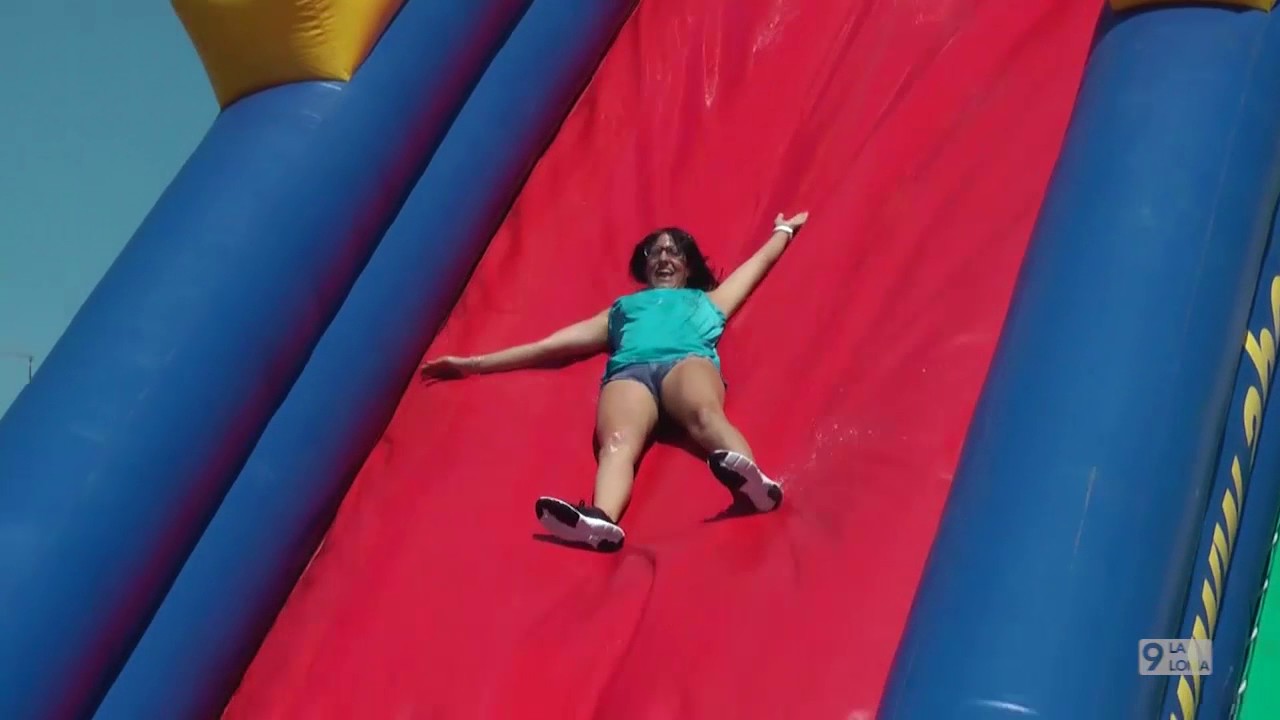 Feria de Begíjar de Santiago 2017 · Tobogán kamikaze, deslizador acuático y piscina